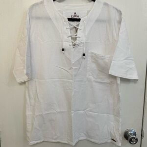 Men’s Cotton Natural Hawaii Shirt